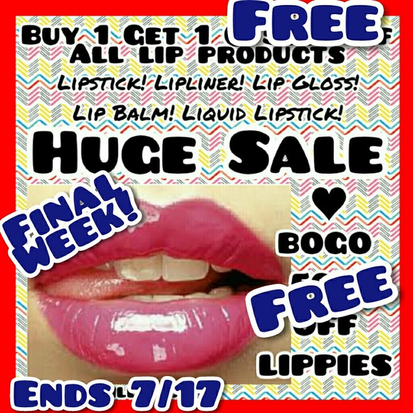 ENDS TODAY! BoGo FREE lip product sale
